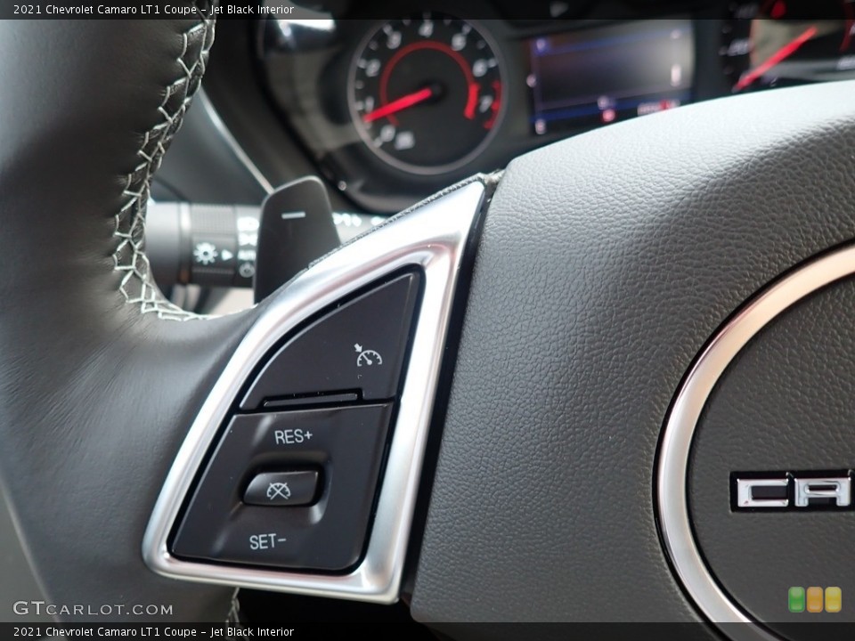Jet Black Interior Steering Wheel for the 2021 Chevrolet Camaro LT1 Coupe #139542459