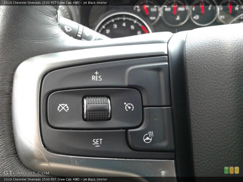 Jet Black Interior Steering Wheel for the 2019 Chevrolet Silverado 1500 RST Crew Cab 4WD #139542489