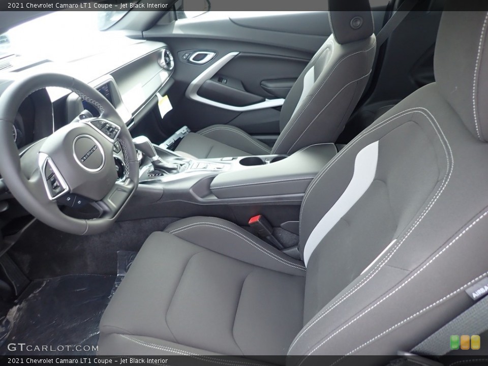 Jet Black Interior Photo for the 2021 Chevrolet Camaro LT1 Coupe #139542750