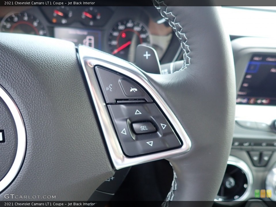Jet Black Interior Steering Wheel for the 2021 Chevrolet Camaro LT1 Coupe #139542843