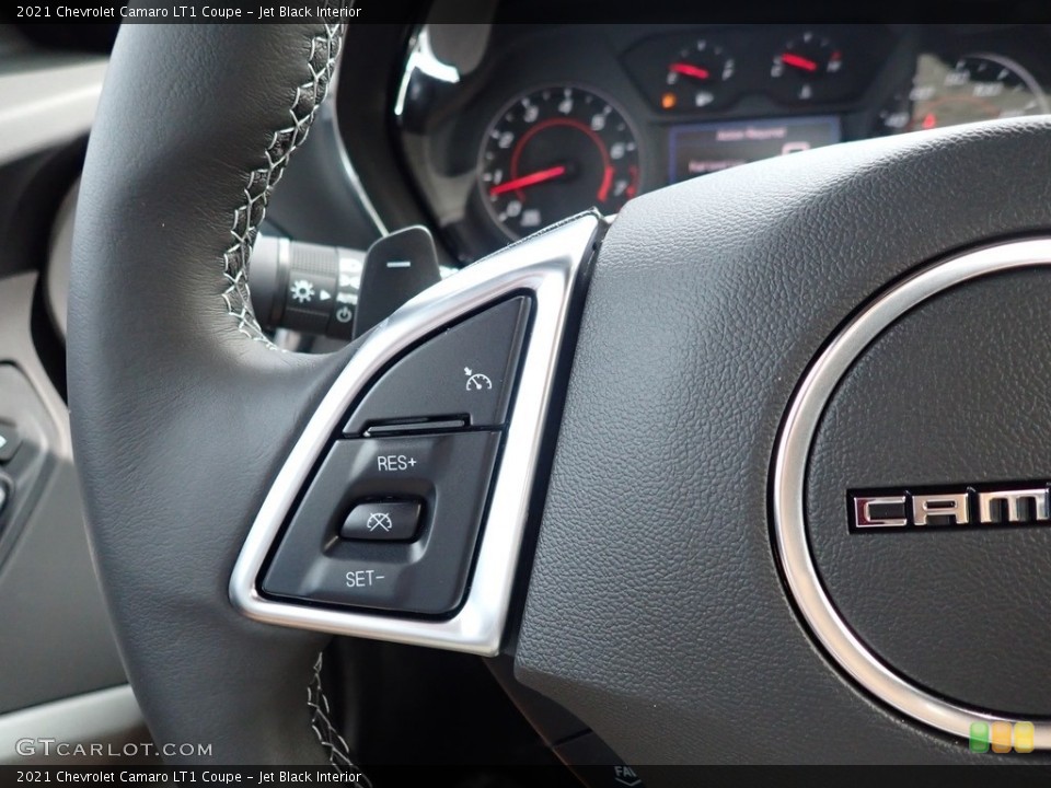 Jet Black Interior Steering Wheel for the 2021 Chevrolet Camaro LT1 Coupe #139542859