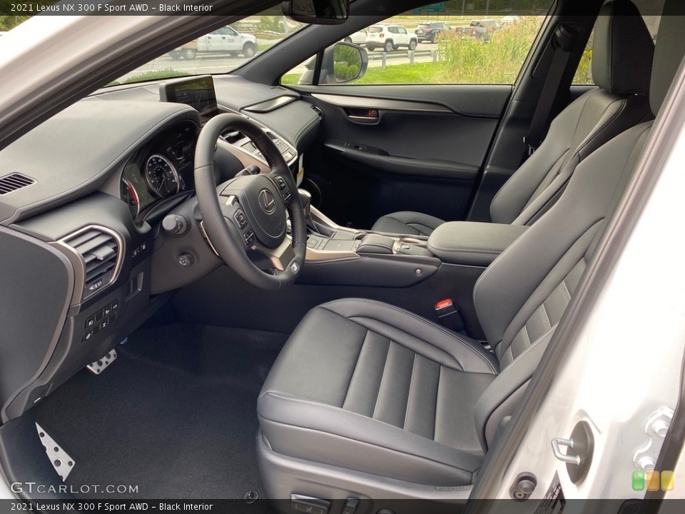 Black Interior Photo for the 2021 Lexus NX 300 F Sport AWD #139544487