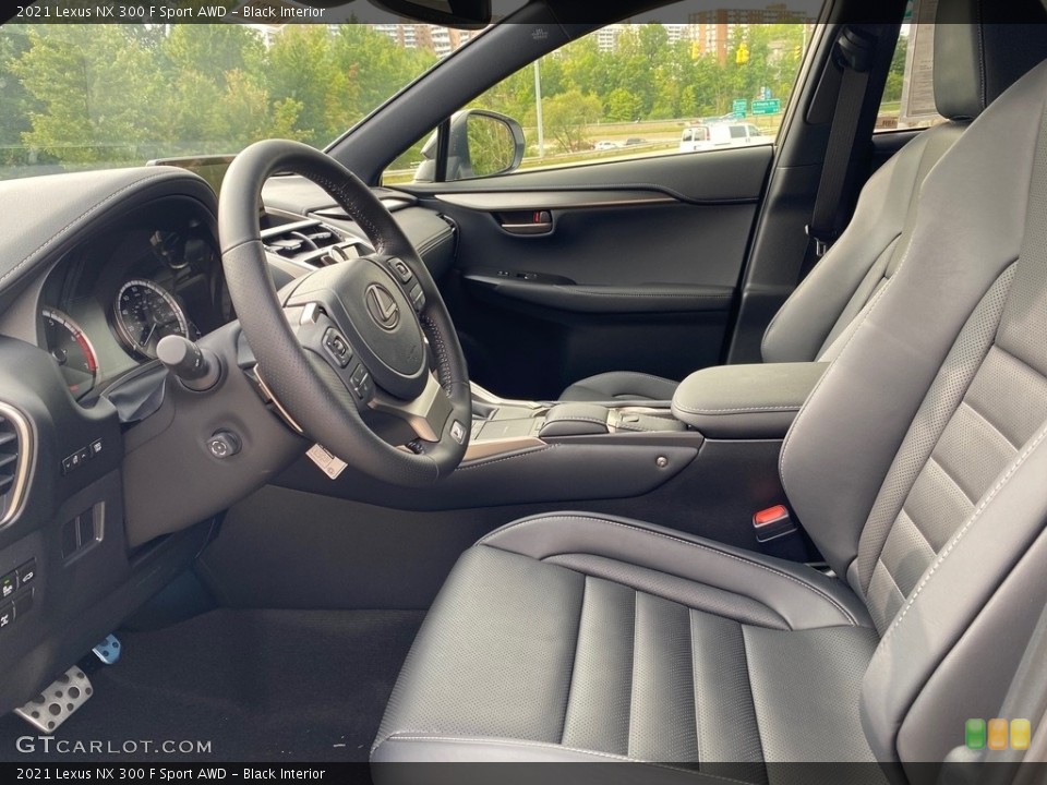 Black Interior Photo for the 2021 Lexus NX 300 F Sport AWD #139544666