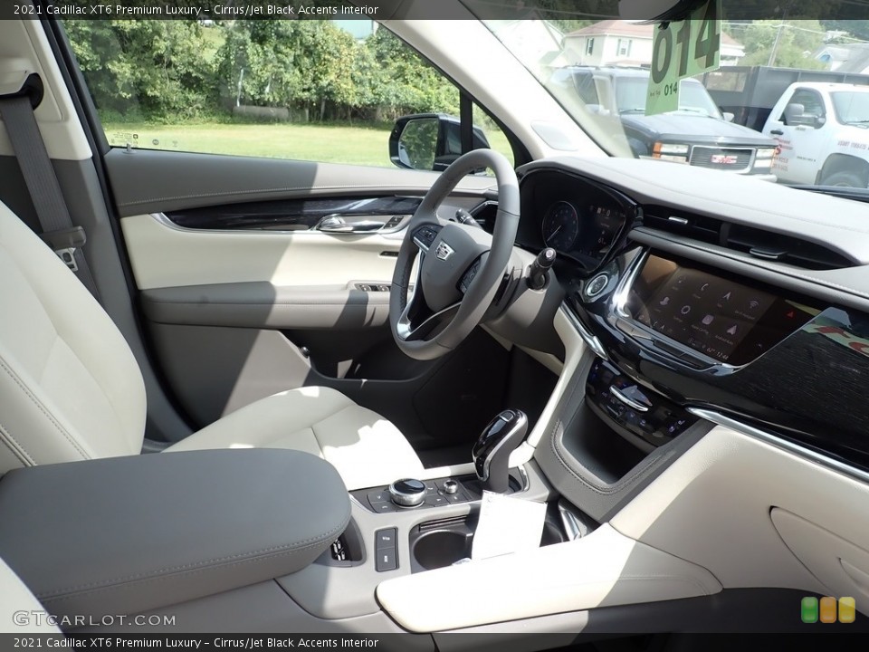 Cirrus/Jet Black Accents Interior Photo for the 2021 Cadillac XT6 Premium Luxury #139548557