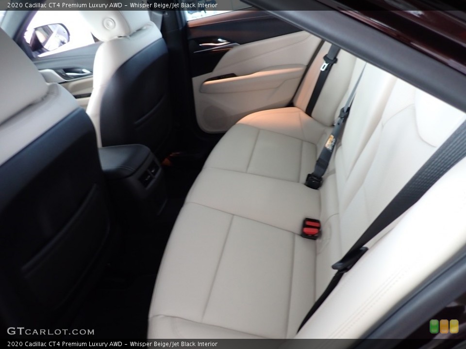 Whisper Beige/Jet Black Interior Rear Seat for the 2020 Cadillac CT4 Premium Luxury AWD #139551191