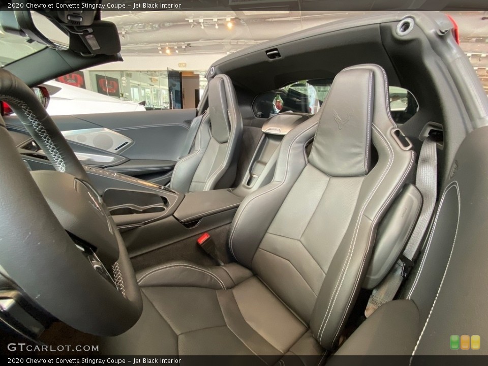 Jet Black Interior Front Seat for the 2020 Chevrolet Corvette Stingray Coupe #139551641