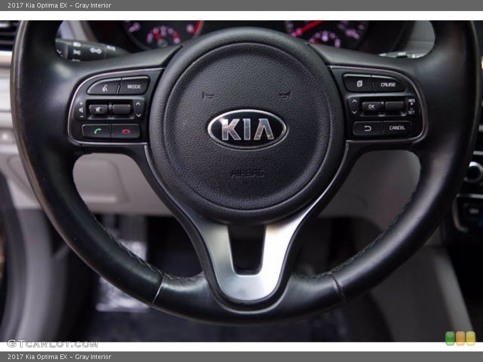 Gray Interior Steering Wheel for the 2017 Kia Optima EX #139552199