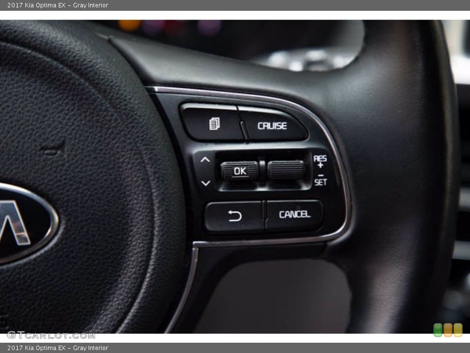 Gray Interior Steering Wheel for the 2017 Kia Optima EX #139552244