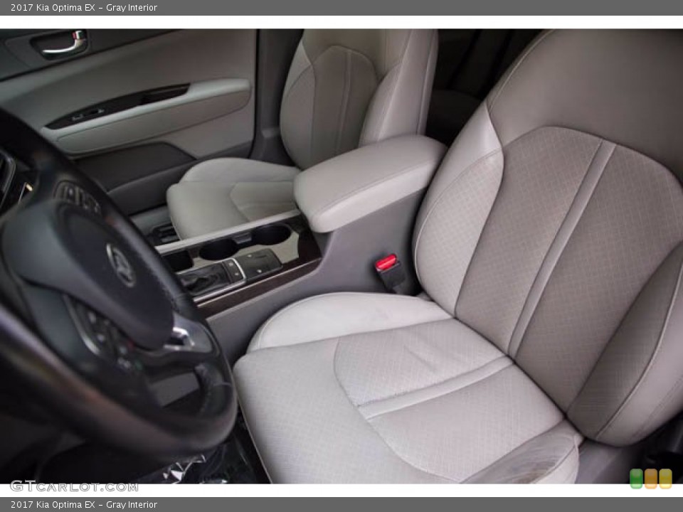 Gray 2017 Kia Optima Interiors