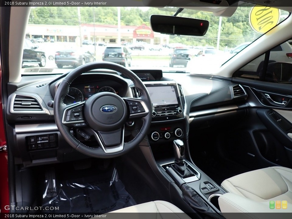 Ivory Interior Photo for the 2018 Subaru Impreza 2.0i Limited 5-Door #139553492