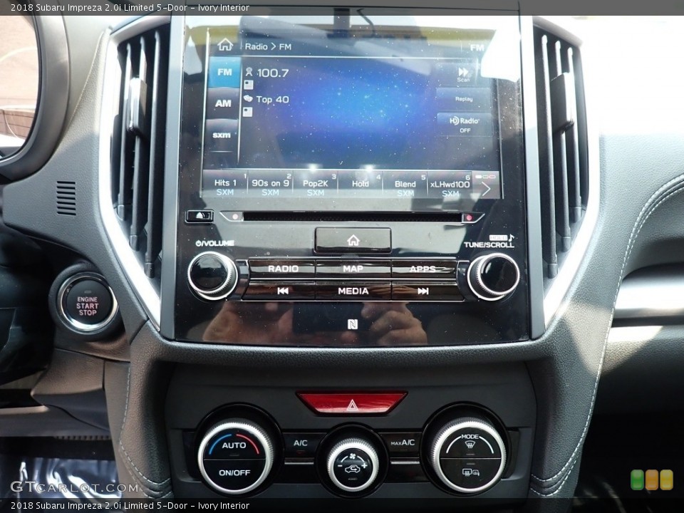 Ivory Interior Controls for the 2018 Subaru Impreza 2.0i Limited 5-Door #139553630