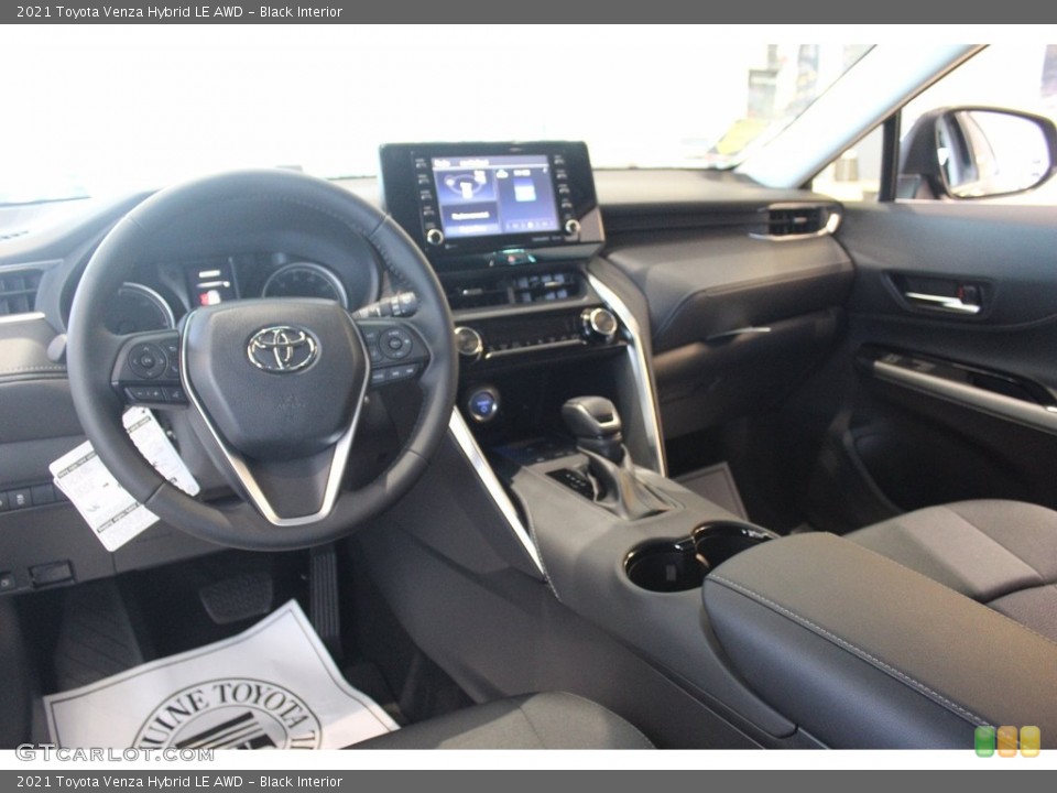 Black Interior Front Seat for the 2021 Toyota Venza Hybrid LE AWD #139553639