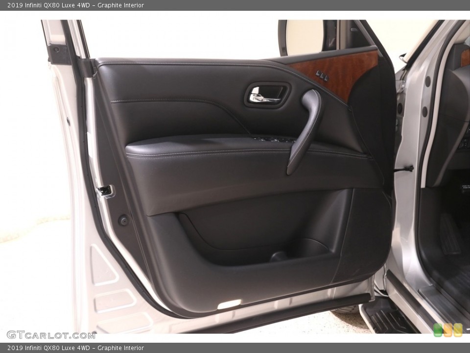 Graphite Interior Door Panel for the 2019 Infiniti QX80 Luxe 4WD #139556132
