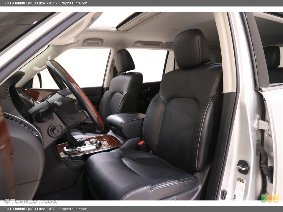 Graphite Interior Front Seat for the 2019 Infiniti QX80 Luxe 4WD #139556195
