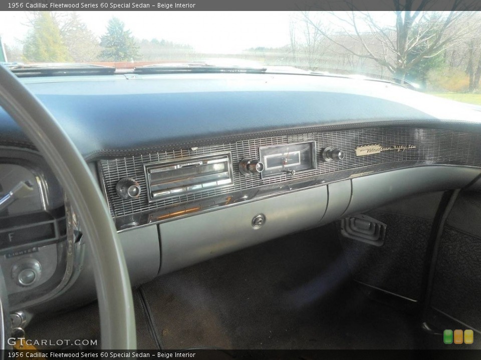 Beige Interior Dashboard for the 1956 Cadillac Fleetwood Series 60 Special Sedan #139558550