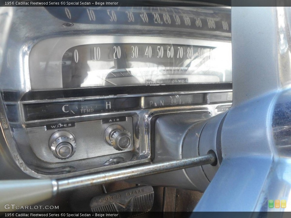 Beige Interior Gauges for the 1956 Cadillac Fleetwood Series 60 Special Sedan #139558574