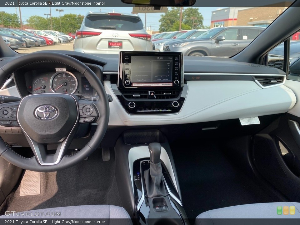 Light Gray/Moonstone Interior Dashboard for the 2021 Toyota Corolla SE #139558859
