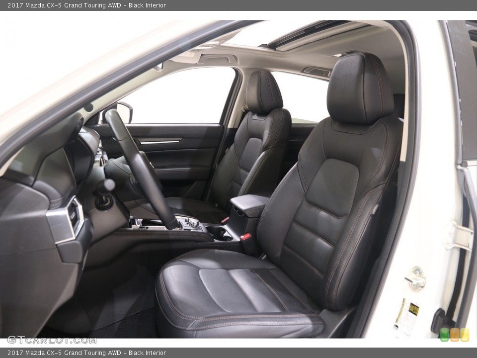 Black Interior Front Seat for the 2017 Mazda CX-5 Grand Touring AWD #139561418
