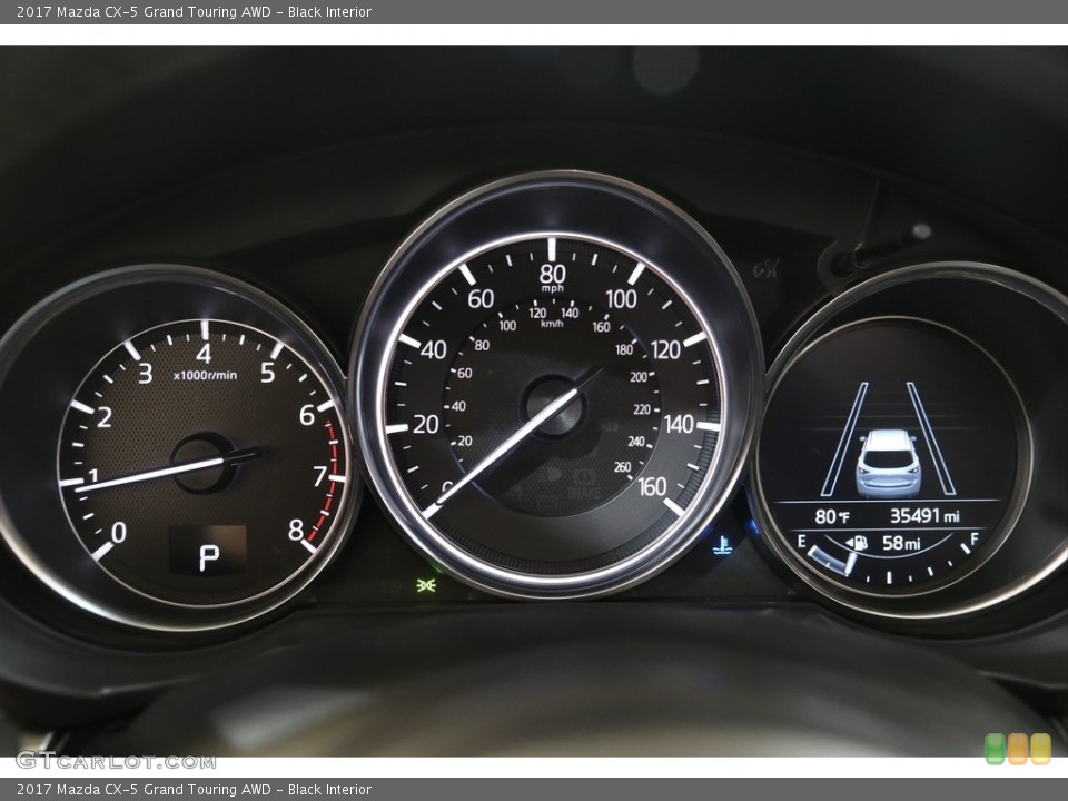 Black Interior Gauges for the 2017 Mazda CX-5 Grand Touring AWD #139561462