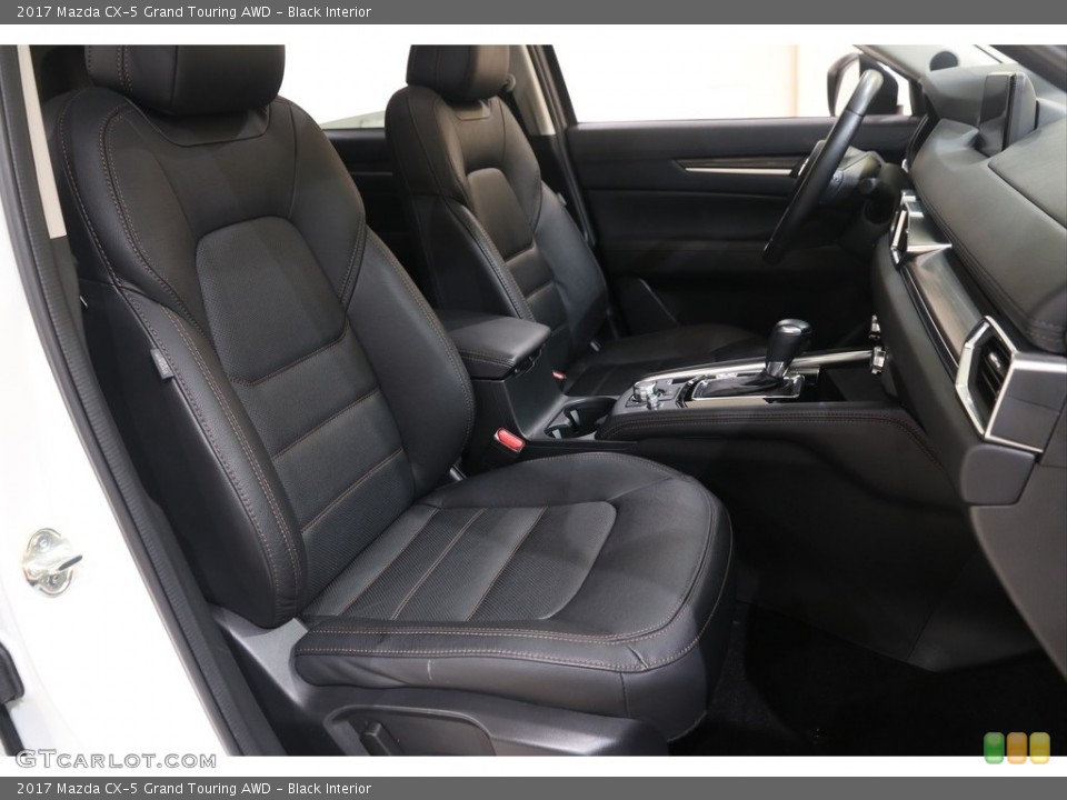 Black Interior Front Seat for the 2017 Mazda CX-5 Grand Touring AWD #139561622