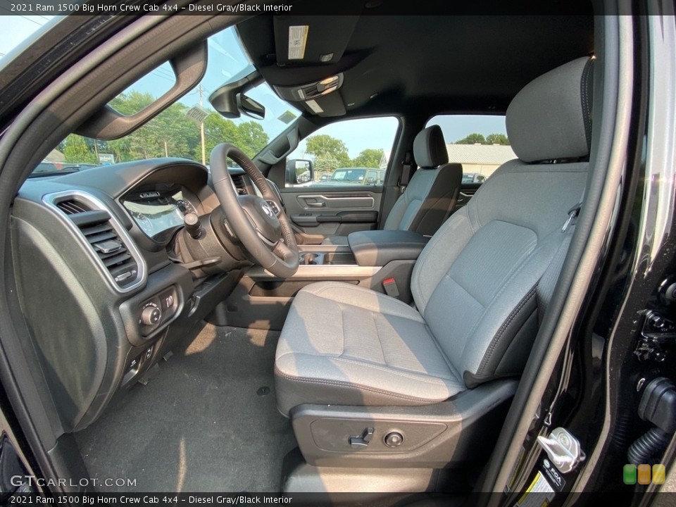 Diesel Gray/Black Interior Photo for the 2021 Ram 1500 Big Horn Crew Cab 4x4 #139561745