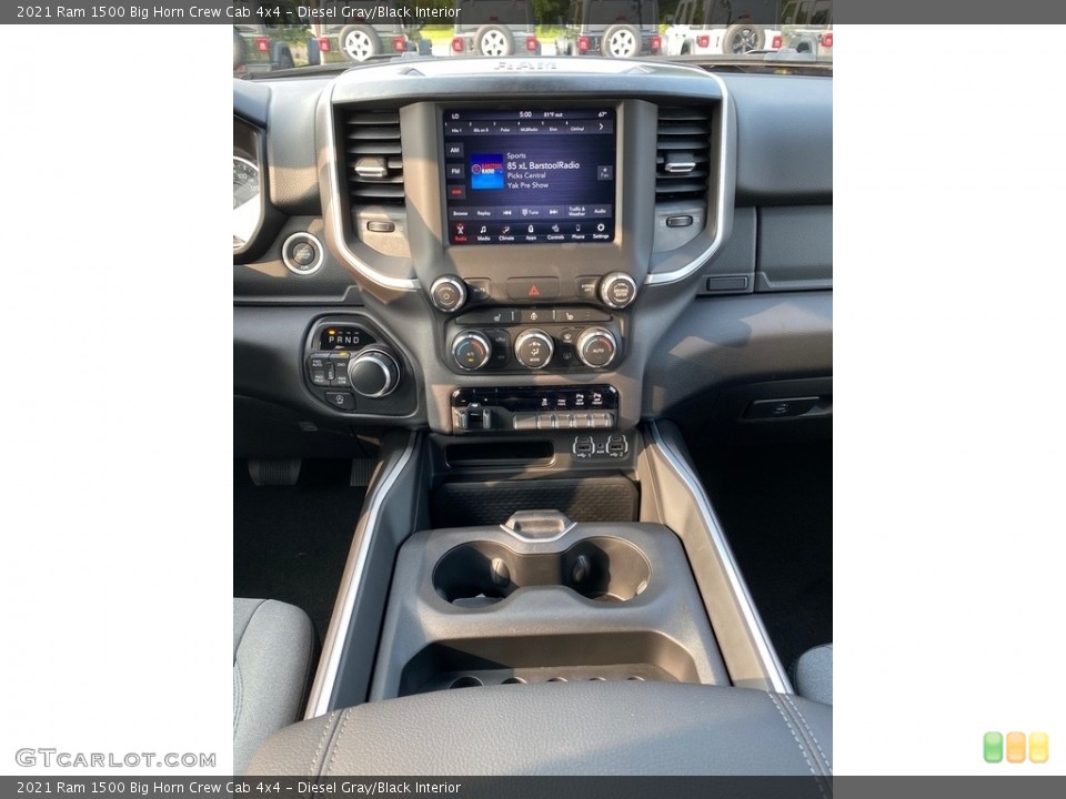 Diesel Gray/Black Interior Dashboard for the 2021 Ram 1500 Big Horn Crew Cab 4x4 #139561817