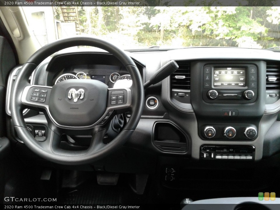 Black/Diesel Gray Interior Dashboard for the 2020 Ram 4500 Tradesman Crew Cab 4x4 Chassis #139563035