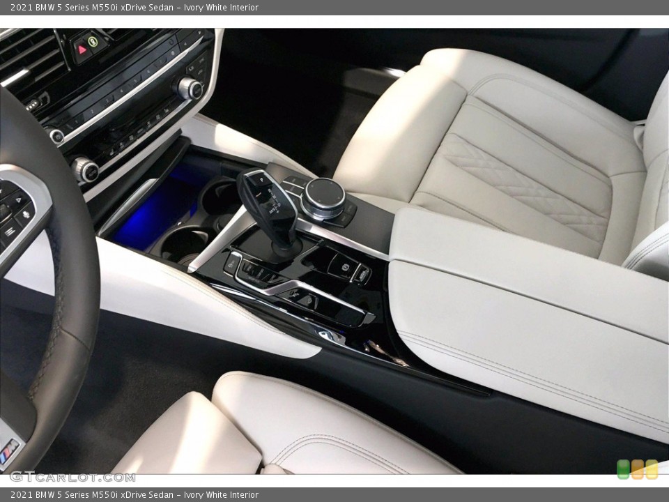 Ivory White Interior Front Seat for the 2021 BMW 5 Series M550i xDrive Sedan #139563572