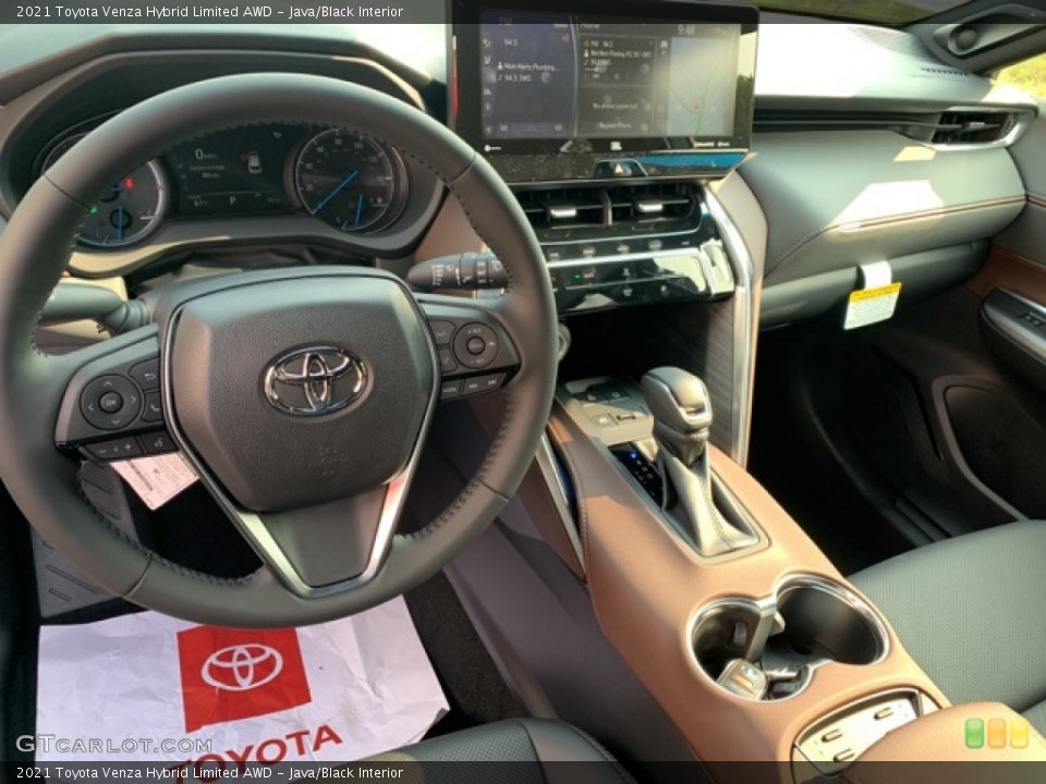 Java/Black Interior Dashboard for the 2021 Toyota Venza Hybrid Limited AWD #139565759