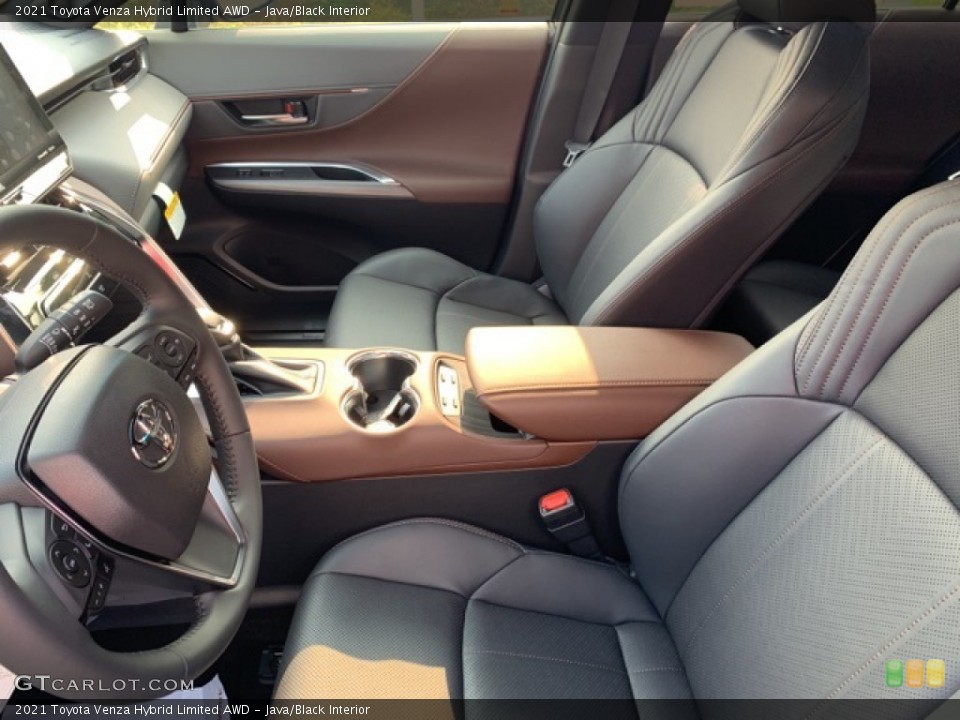 Java/Black Interior Photo for the 2021 Toyota Venza Hybrid Limited AWD #139565792