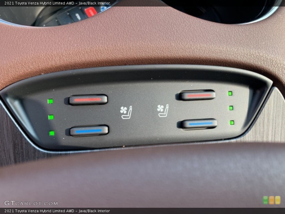 Java/Black Interior Controls for the 2021 Toyota Venza Hybrid Limited AWD #139566044