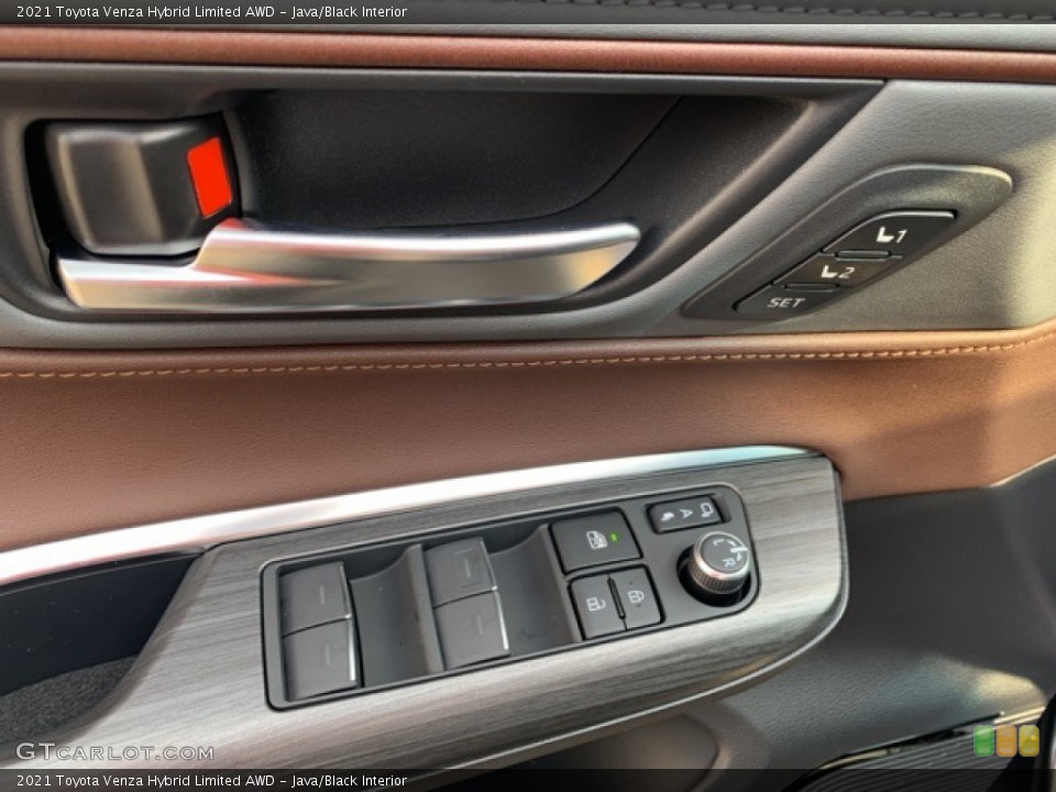 Java/Black Interior Controls for the 2021 Toyota Venza Hybrid Limited AWD #139566211