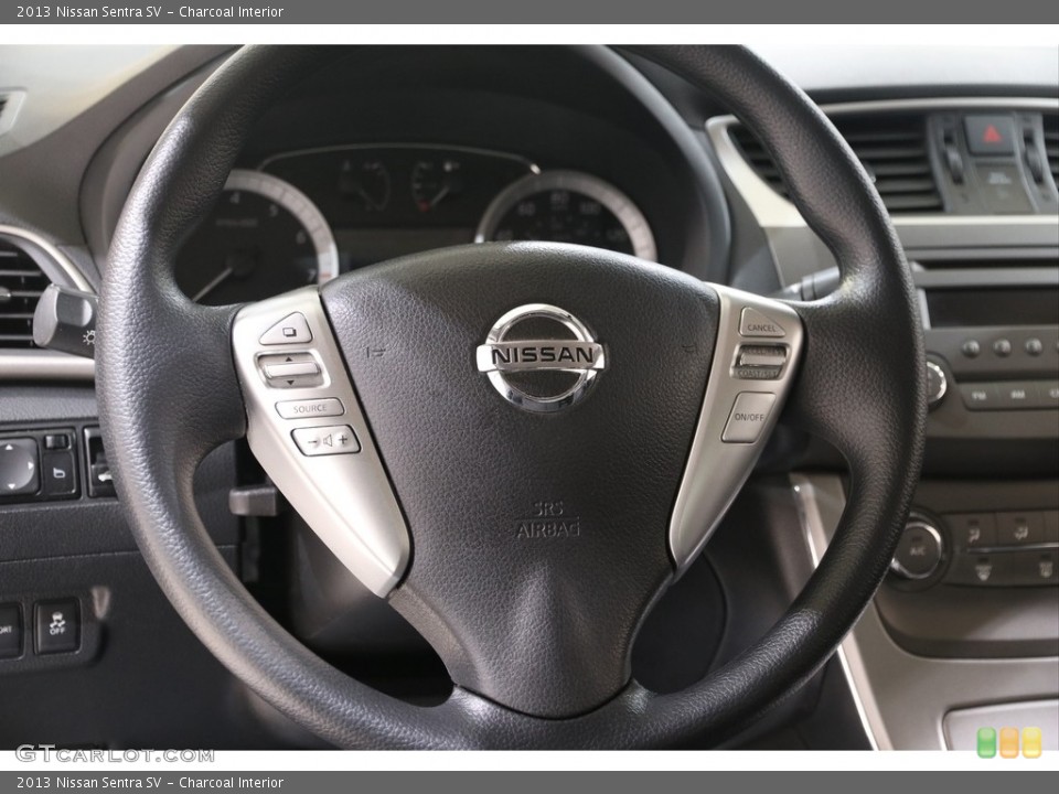 Charcoal Interior Steering Wheel for the 2013 Nissan Sentra SV #139566488