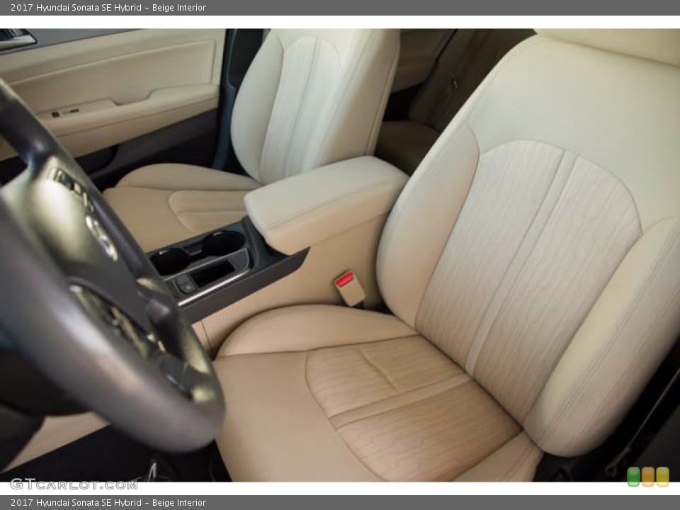 Beige Interior Front Seat for the 2017 Hyundai Sonata SE Hybrid #139566710
