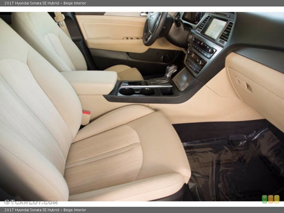 Beige Interior Front Seat for the 2017 Hyundai Sonata SE Hybrid #139566788