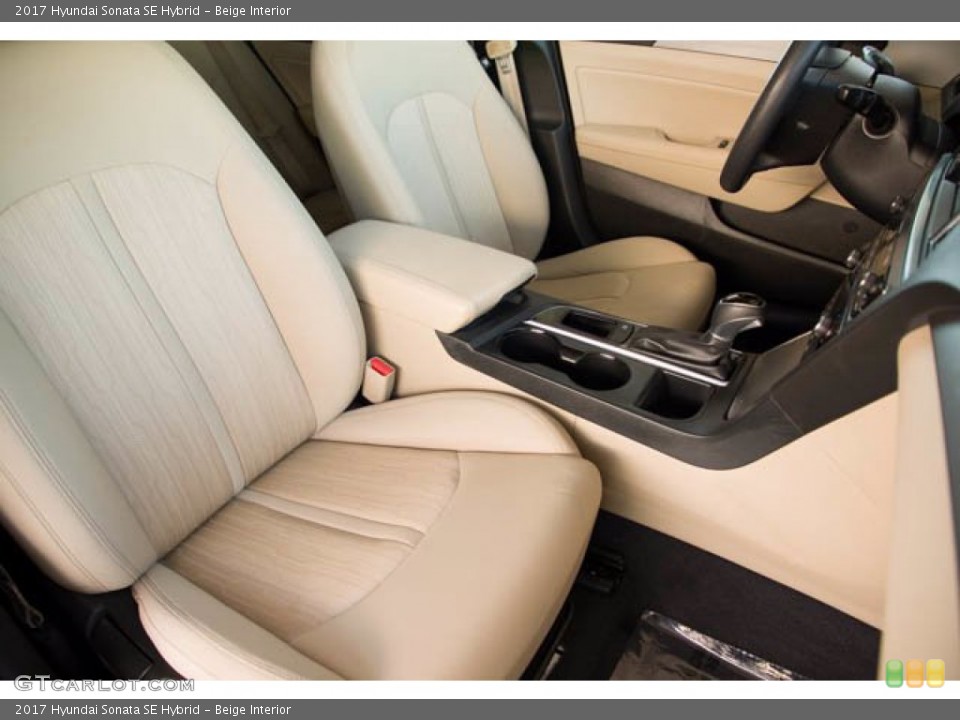 Beige Interior Front Seat for the 2017 Hyundai Sonata SE Hybrid #139566803