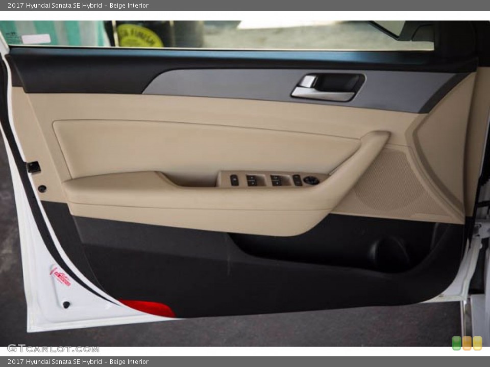 Beige Interior Door Panel for the 2017 Hyundai Sonata SE Hybrid #139566872