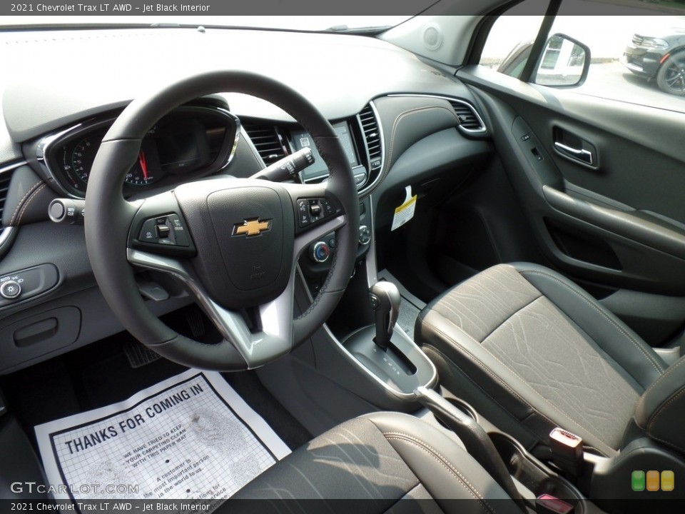 Jet Black Interior Photo for the 2021 Chevrolet Trax LT AWD #139568756
