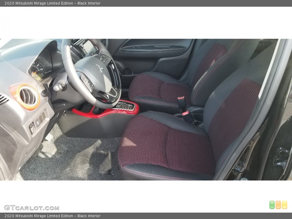 Black Interior Photo for the 2020 Mitsubishi Mirage Limited Edition #139572120