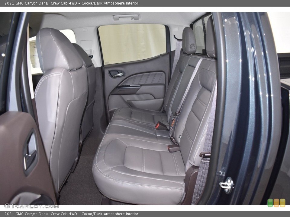 Cocoa/Dark Atmosphere Interior Rear Seat for the 2021 GMC Canyon Denali Crew Cab 4WD #139572268
