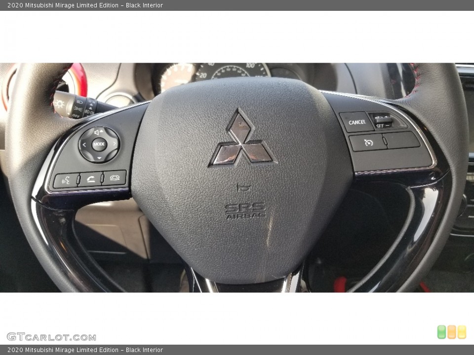 Black Interior Steering Wheel for the 2020 Mitsubishi Mirage Limited Edition #139572342