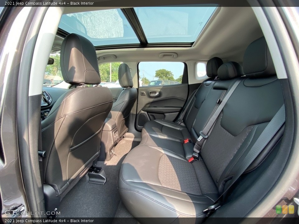 Black Interior Rear Seat for the 2021 Jeep Compass Latitude 4x4 #139572492
