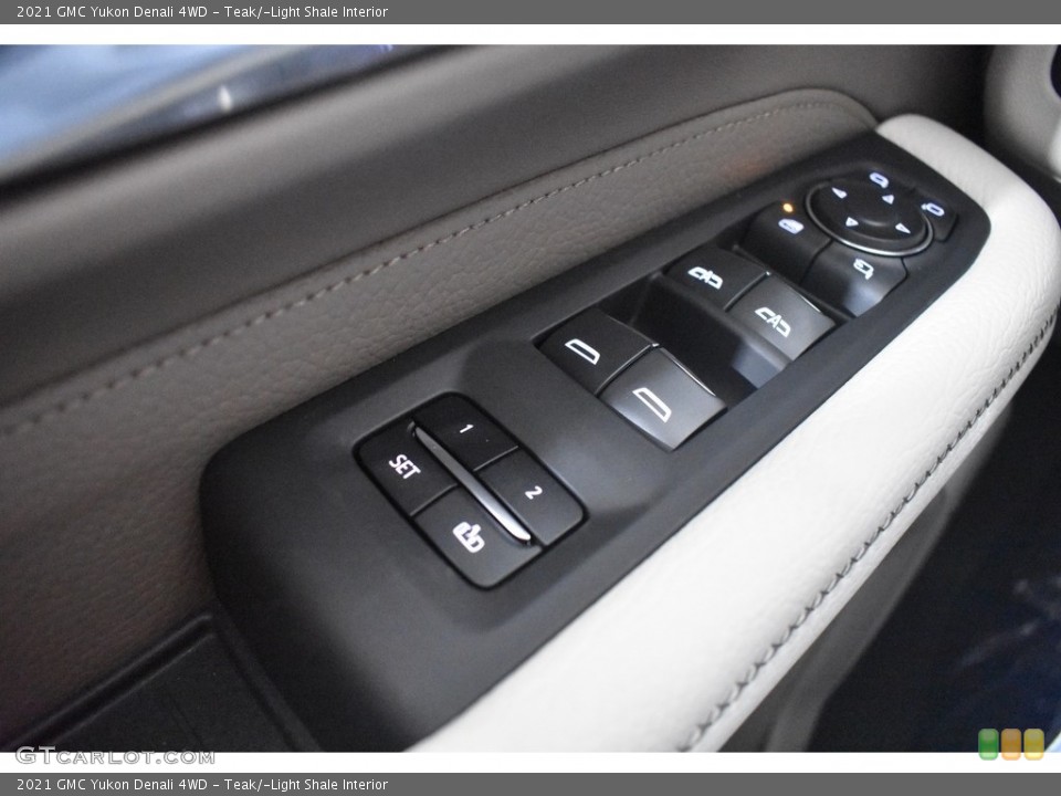 Teak/­Light Shale Interior Controls for the 2021 GMC Yukon Denali 4WD #139572783