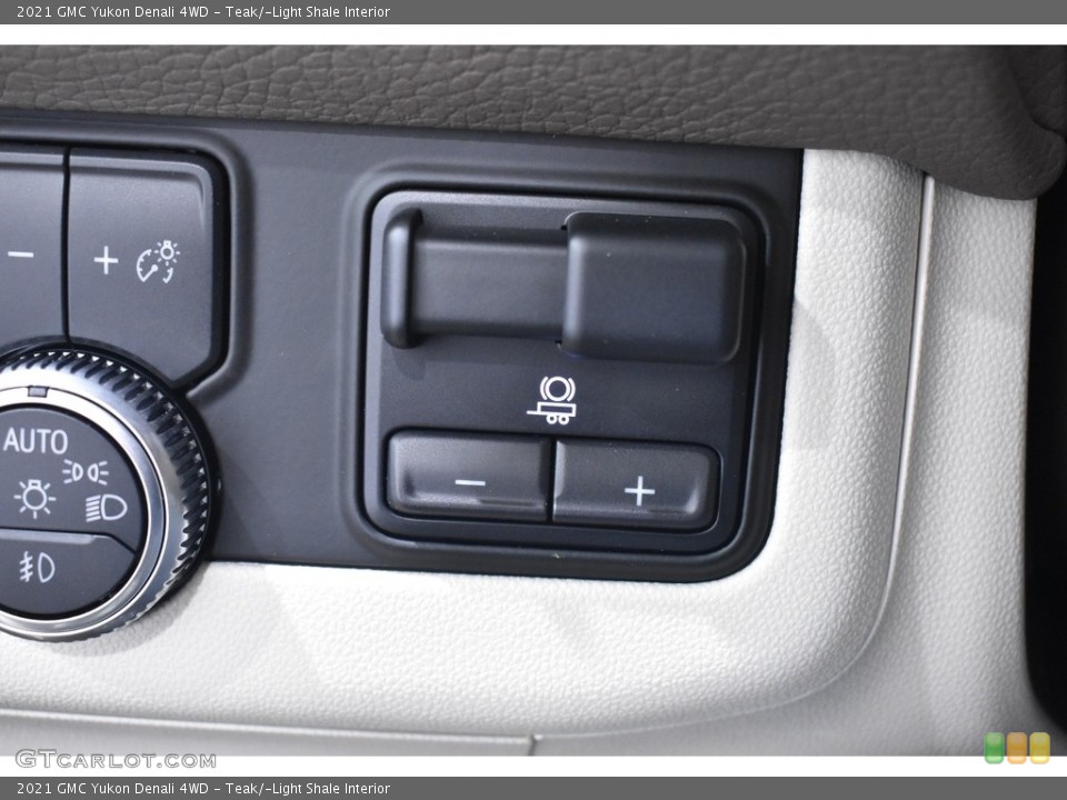 Teak/­Light Shale Interior Controls for the 2021 GMC Yukon Denali 4WD #139572828