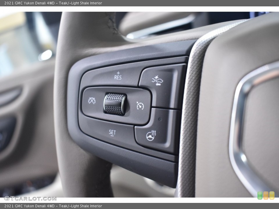 Teak/­Light Shale Interior Steering Wheel for the 2021 GMC Yukon Denali 4WD #139572897