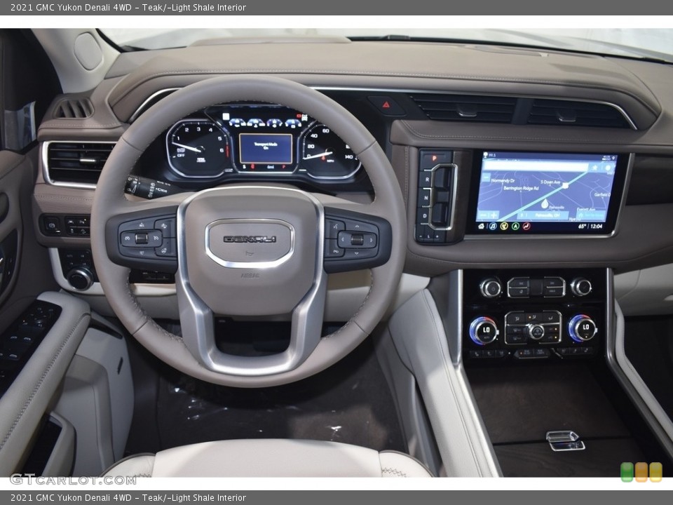 Teak/­Light Shale Interior Dashboard for the 2021 GMC Yukon Denali 4WD #139572916