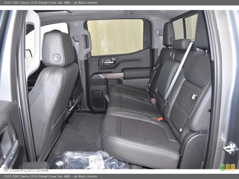 Jet Black Interior Rear Seat for the 2020 GMC Sierra 1500 Denali Crew Cab 4WD #139573182