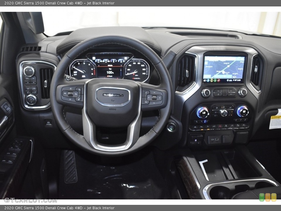 Jet Black Interior Dashboard for the 2020 GMC Sierra 1500 Denali Crew Cab 4WD #139573224