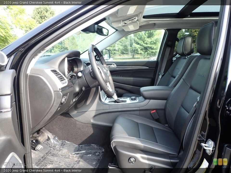 Black Interior Front Seat for the 2020 Jeep Grand Cherokee Summit 4x4 #139573485