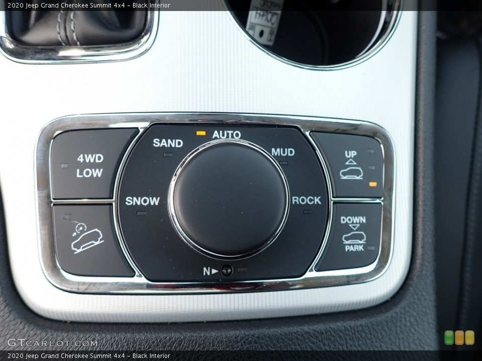 Black Interior Controls for the 2020 Jeep Grand Cherokee Summit 4x4 #139573599
